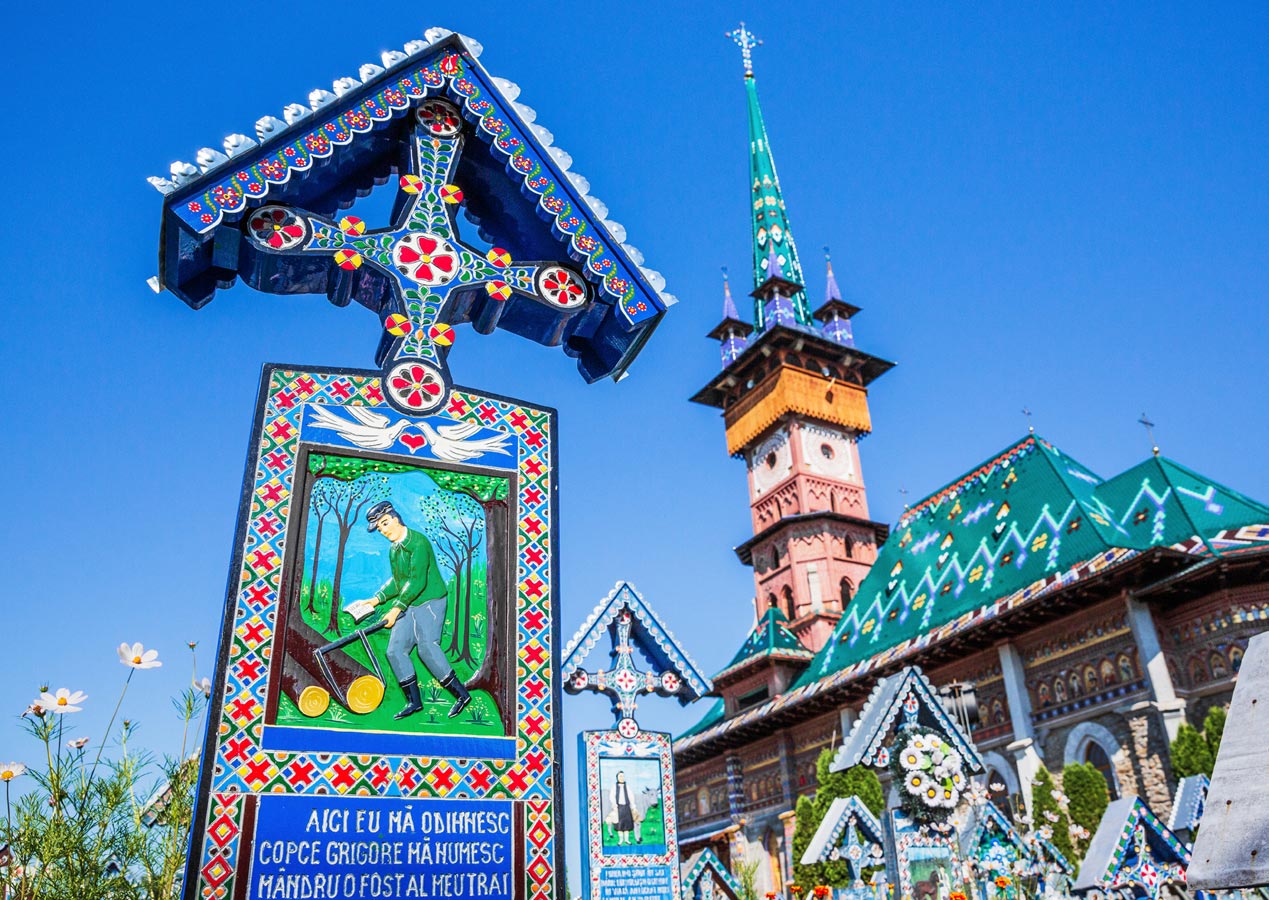 帶來歡笑的快樂墓園 Săpânța Merry Cemetery